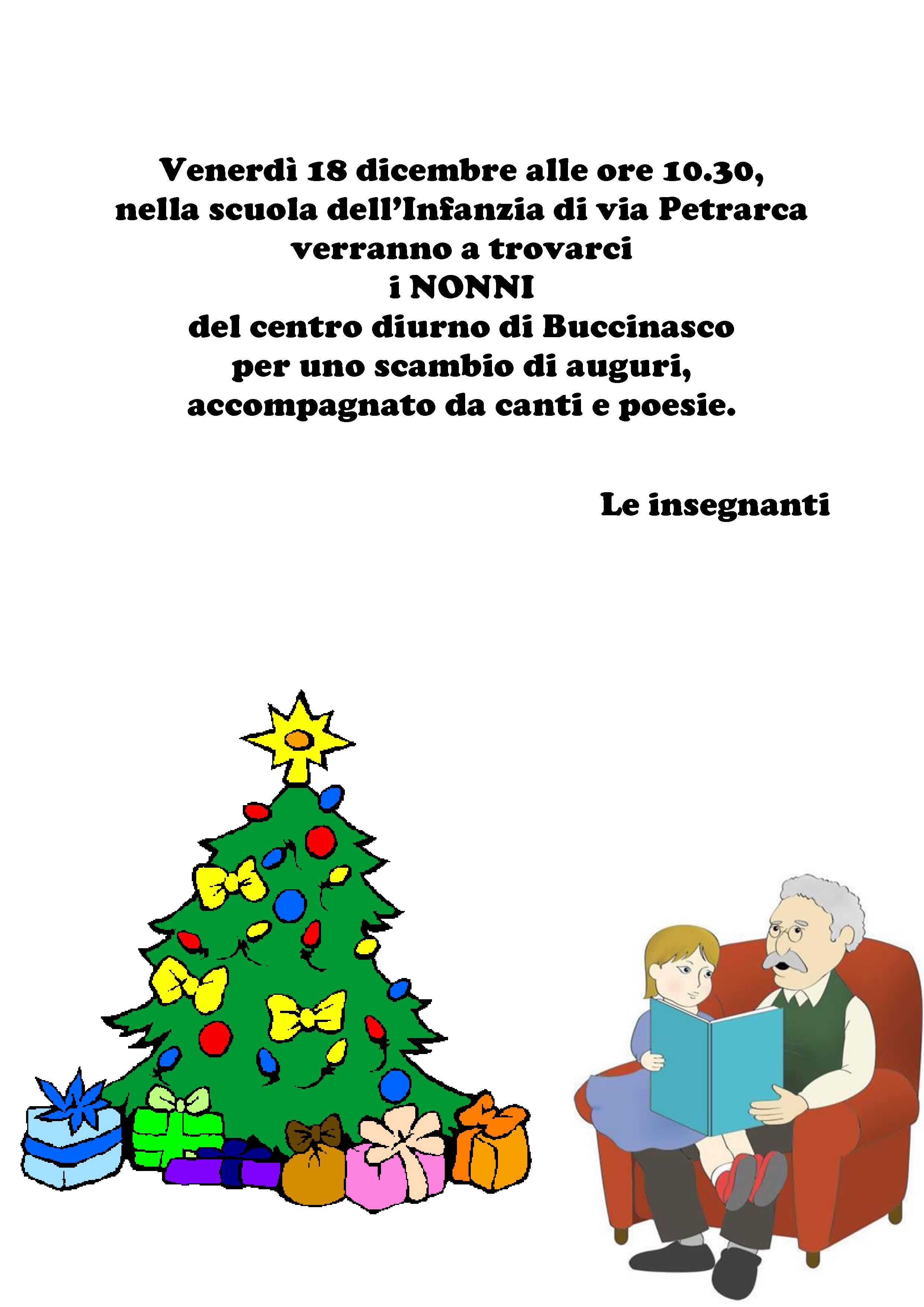 Poesie Di Natale Bambini Infanzia.Natale Alla Scuola Dell Infanzia Di Via Petrarca Ics Padre Pino Puglisi Buccinasco